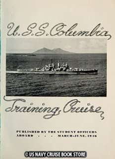 USS COLUMBIA CL 56 TRAINING   FINAL CRUISE BOOK 1946  