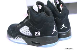 Nike Air Jordan 5 V Retro BLACK SILVER db bin iii bhm  