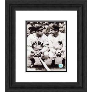  Framed Foxx/Gehrig Red Sox/Yankees Photograph Sports 