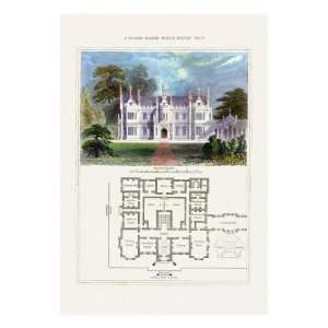  Tudor Manor House, Henry VIII by Richard Brown, 24x32 