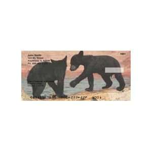  Black Bear Cubs Personal Checks