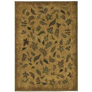   Creek Collection Whispering Woods Beige Olefin Rug 7.80 x 10.90