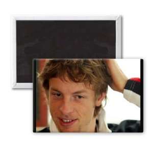  Jenson Button   3x2 inch Fridge Magnet   large magnetic 