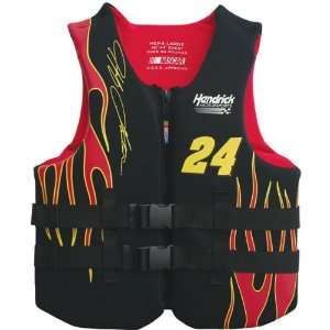   NASCAR Jeff Gordon Flex Back Vest, RED/BLACK, LG