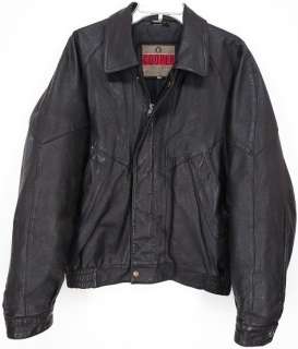 Vintage COOPER® Leather A 2 Motorcycle BOMBER Flight JACKET Black M 