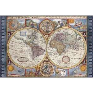  John Speed   Antique Map   New Map Of The World, 1626 