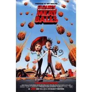  Cloudy with a Chance of Meatballs   Movie Poster   27 x 40 