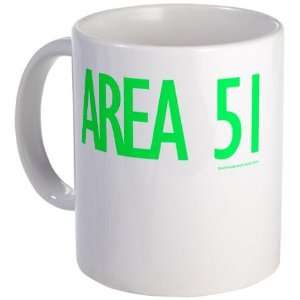  AREA 51 Green   Military Mug by  Kitchen 
