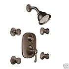 MOEN Vestige VERTICAL SPA SHOWER FAUCET W BODY SPRAY & VALVE OIL 