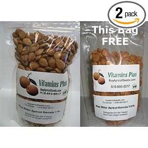  Apricot Kernels (Seeds) 1lb Bag + 1/2lb Bag FREE Health 