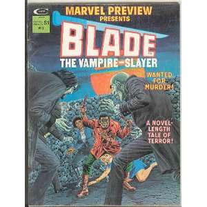  Preview # 3   Blade the Vampire Slayer Marv (editor) Wolfman Books