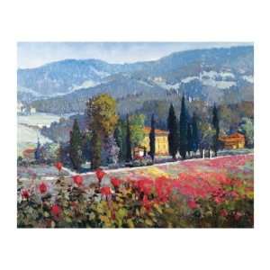  Home in Greve Giclee Poster Print by Kent Wallis, 12x16 