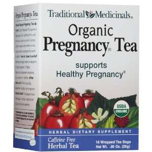 Traditional Medicinals Organic Pregnancy Herbal Wrapped Tea Bags, 16 