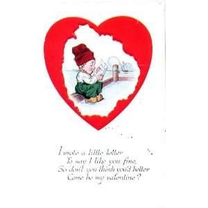  Vintage Valentine Poem Post Card: Everything Else