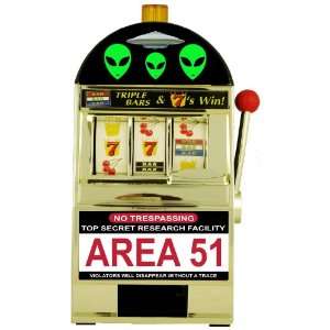  Area 51 Alien Planet X Slot Machine bank Toys & Games