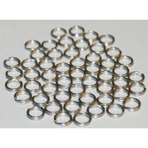 Stainless Steel Split Rings   50pc   12mm Large:  Sports 
