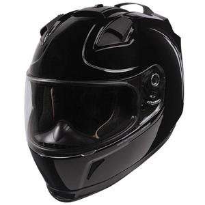  Icon Domain Solid Gloss Helmet   Medium/Black: Automotive