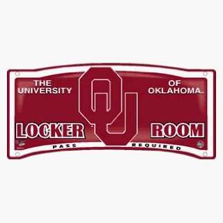  NCAA Oklahoma Sooners Locker Room Sign *SALE* Sports 