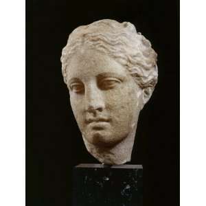  Head of Hygeia, Greek Goddess of Health, Marble, c. 350 BC 