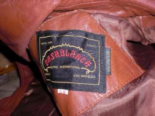   . THE LEATHER IS VERY DURABLE AND IN AMAZING CONDITION. SIZE SMALL