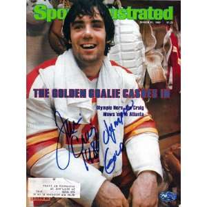 Jim Craig 1980 Olympic Gold Team USA Autographed Sports Illustrated 