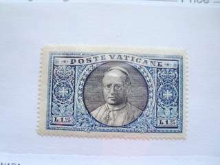 1933 VATICAN CITY STAMP SCOTT#29 MLH POPE PIUS XI. THE STAMP IS IN 