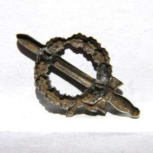 IMPERIAL GERMANY silver laurel wreath with sword clasp  