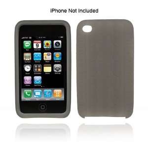 Grey Tire Tread Silicone Skin / Case / Cover for Apple iPod Touch 4 
