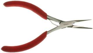   Needle Nose Pliers with Plain Jaws. Box Joint. May vary from picture