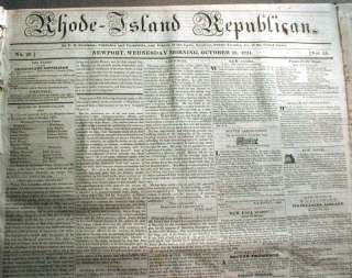  30 complete original american newspapers dated between 1800 1860 