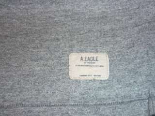 American Eagle Gray Collegiate AE Mens T Shirt New NWT  