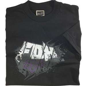    Fox Racing Youth Militia T Shirt   Youth Medium/Black: Automotive