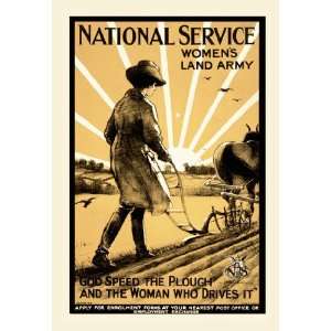  National Service Womens Land Army 20x30 poster