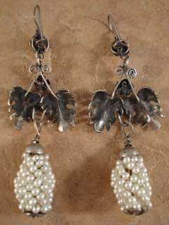 Beautiful Traditional Sterling Silver Earrings From Oaxaca