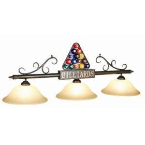  Billiard Rack 3 Shade Pool Table Light Toys & Games