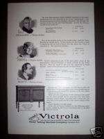 1923 VICTROLA RCA Victor Talking Machine vintage ad  
