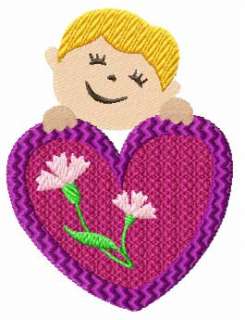Valentines Hearts Embroidery Designs set 4x4 + Applique  