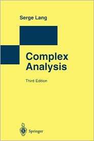 Complex Analysis, (3540780599), Serge Lang, Textbooks   