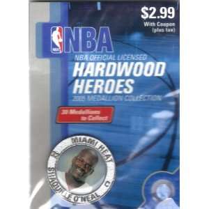  2005 NBA Hardwood Heroes Medallion Collection   Shaquille 