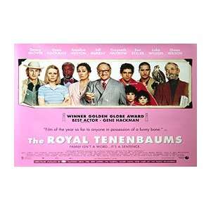  THE ROYAL TENENBAUMS (BRITISH QUAD) Movie Poster