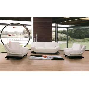  9960 Modern White leather sofa set