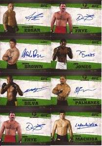 2010 Topps UFC Knockout ANDERSON SILVA Green AUTO /88  