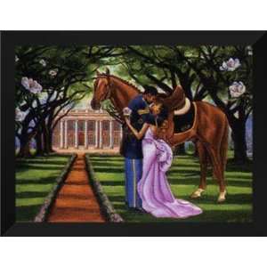    Kathleen Roundtree FRAMED Art 28x36 Goodbye Kiss