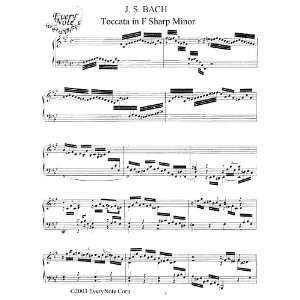 Bach J.S. Toccata in F sharp Minor: Instantly download and print sheet 