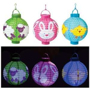 Light Up Easter Lantern Set   Party Decorations & Hanging Decorations 
