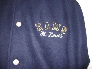 Saint Louis Rams NFL Youth VARSITY Jacket Medium *IR*  