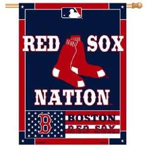 RED SOX NATION Baseball House FLAG or Banner New Gift:  