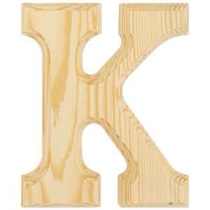  Wood Letters 6 Letter K Arts, Crafts & Sewing