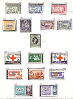 Antigua 1953 69 QEII Collection Mint 80Pds  