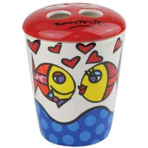  Romero Britto Deeply in Love Fish Toothbrush Holder From 
